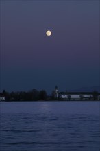 Full moon over Fraueninsel