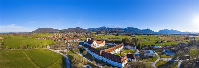 Panorama of Benediktbeuern Monastery