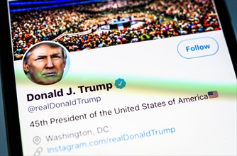 Official Twitter page of Donald J. Trump