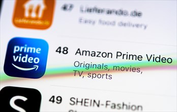 Amazon Prime Video App in the Apple App Store