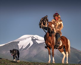 Mongolian eagle hunter