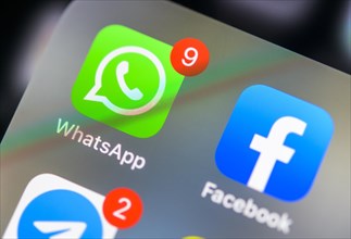 WhatsApp and Facebook App