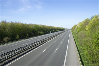 Empty car-free motorway A2