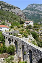 Aqueduct in the historical settlement