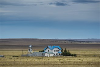 Lonely farm in the Chilean pampas, Patagonia