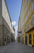 Vacant lots due to the coronavirus pandemic, Mozart's birthplace