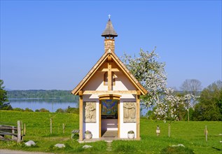 Chapel of the guardian angel Angels, Chapel in Luigenkam on Lake Starnberg