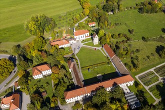Aerial view, Wessobrunn Monastery