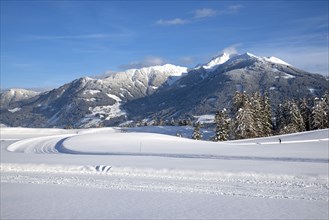 Cross-country ski run, behind the Kellerjoch