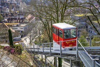 Bernese Marzili red wagon, funicular railway