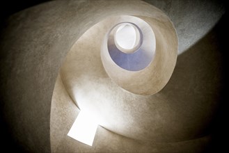 Spiral staircase from below, Museum Unterlinden