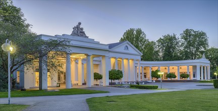Illuminated spa gardens, foyer from ca 1853
