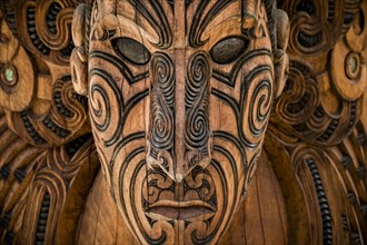 Face, carved mask