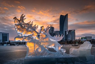 Iced sculpture