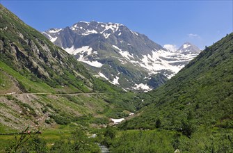 Pass road to Nufenen Pass