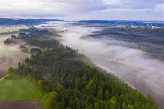 Fog over the Isar valley