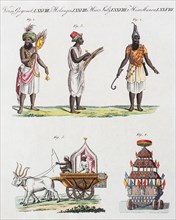 Indian traditional costumes and vehicles