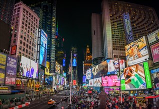 Times Square at night