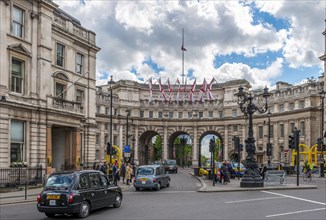 Admiralty Arch with flags