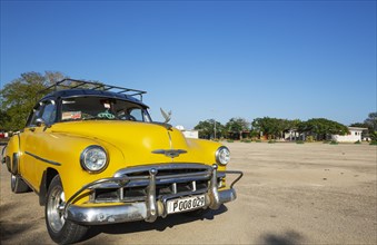 Chevrolet classic car from the 1950s used as a taxi