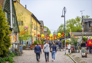 Pusher Street in the alternative free city of Christiania