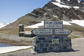Alpine pass Col de l'Iseran
