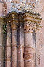 Columns of the castle chapel