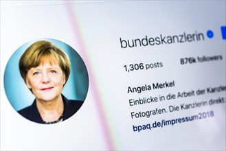 Official Instagram Page of Angela Merkel