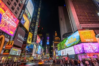 Times Square at night