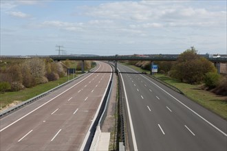 Empty motorway A14