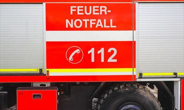 Fire brigade fire engine fire emergency 112