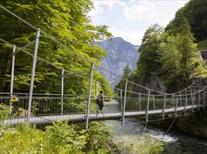Koppental hiking trail from Obertraun to Bad Aussee along the Koppentraun Salzkammergut