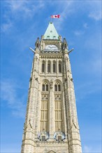 Peace Tower in the Canadian Parliament Building Centre Block