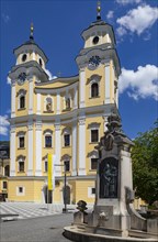 Basilica of St. Michael and fountain Princess Ignazia von Wrede