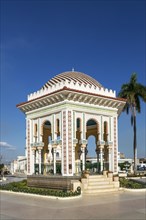 The eye-catching gazebo at the Parque Cespedes
