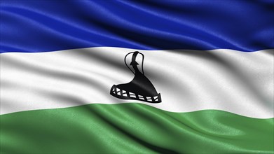 Flag of the Kingdom of Lesotho
