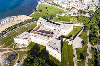 Aerial view of Castello Svevo