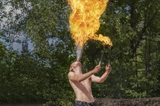 Fire-breather Fakir