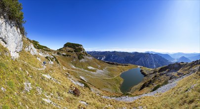 Panoramic view to Augstsee and Atterkogel