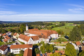 Aerial view Salesian Convent or Beuerberg Convent