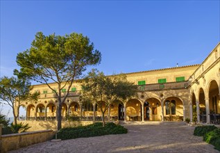 Archway in the monastery Santuari de Nostra Senyora de Cura