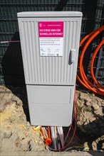 Telekom distribution box for fast Internet