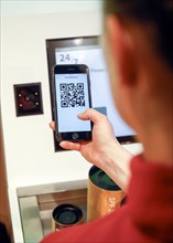 Mobile payment with mobile phone and QR Code