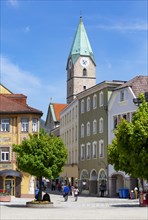 Town hall square with Carmelite church