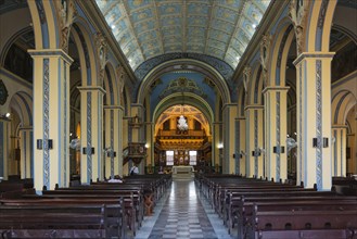The nave of the Catedral de Nuestra Senora de la Asuncion