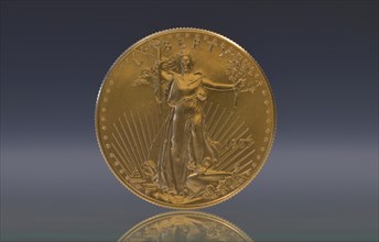 US American gold coin