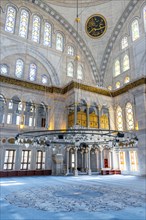 Interior of the Nuruosmaniye Mosque