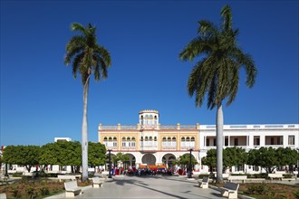 Moorish architecture of the town hall at the Parque Cespedes