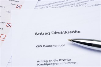Application forms of KfW-Foerderbank