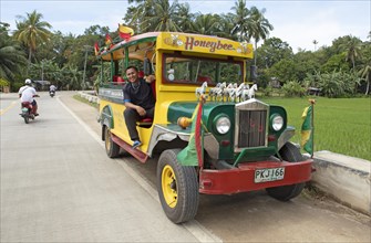 Jeepney Bus with driver
